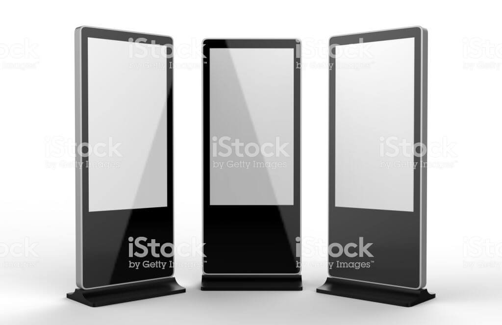 Blank Touch Screen Banner Template