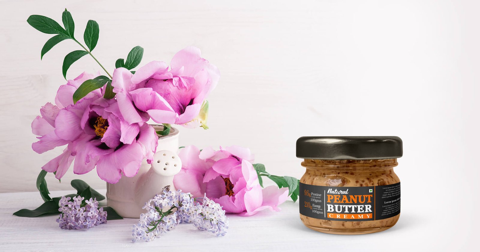 Download Free Peanut Butter Jar Mockup PSD Template| Mockupden ...