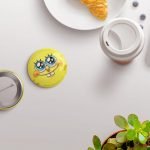 Free Pin Badge Mockup