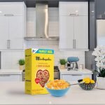 Free Cereal Box Mockup PSD Template