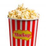 Free Popcorn Box Mockup PSD Template