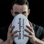 Free Rugby Ball Mockup PSD Template Free Rugby Ball Mockup PSD Template