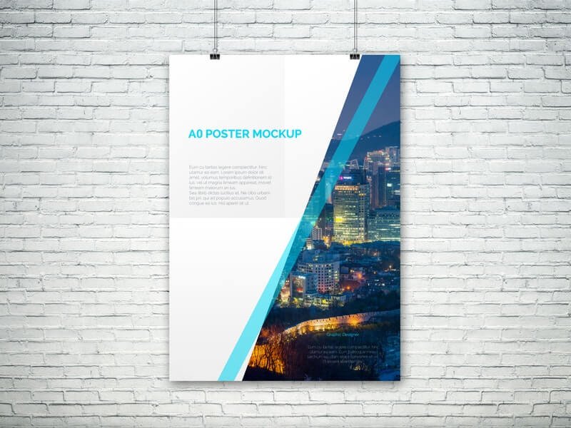 Minimalist Poster Mockup | 32+ Creative Design Trends of 2020 14