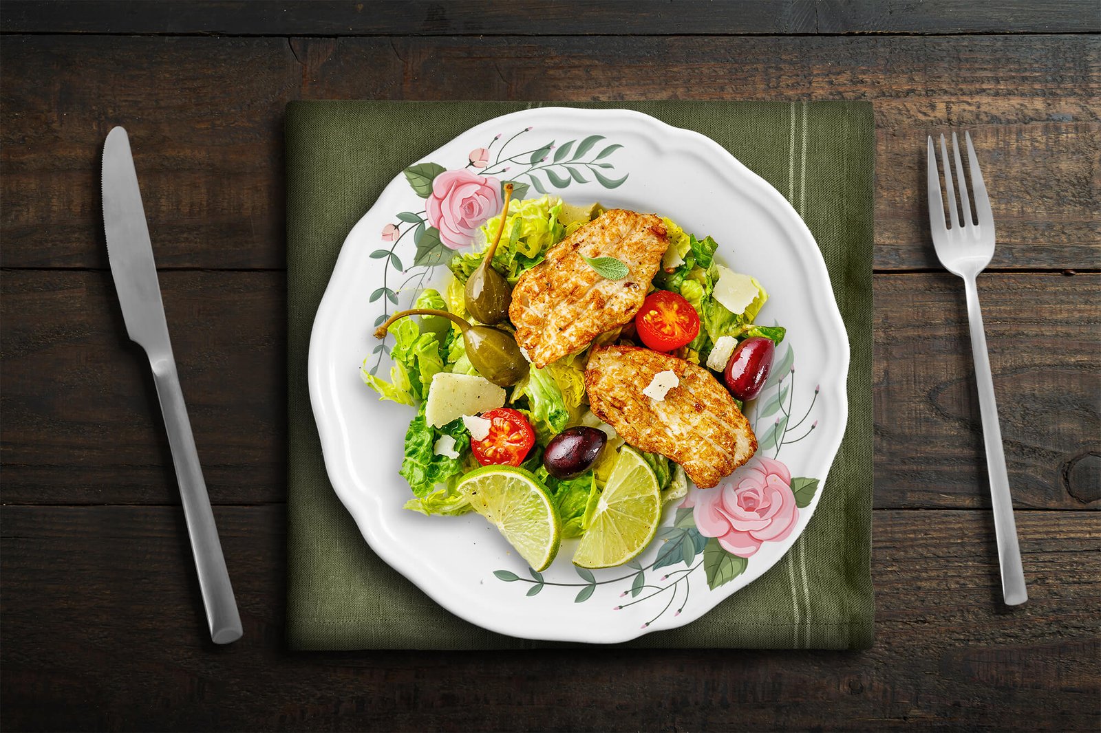 Free Dinner Plate Mockup PSD Template| Mockupden Exclusive
