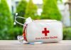 Free First Aid Bag Mockup PSD Template Free First Aid Bag Mockup PSD Template