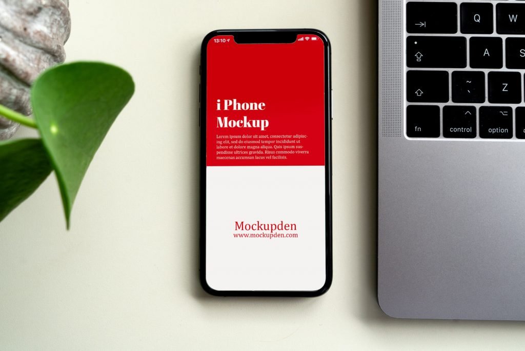 Free i Phone Mockup PSD Template