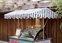 Free Ice Cream Cart Mockup PSD Template