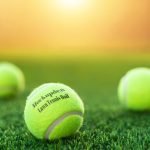 Free Lawn Tennis Ball Mockup PSD Template