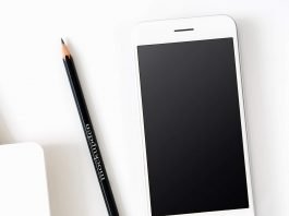 Free Pencil Mockup PSD Template