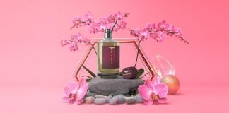 Free Perfume Bottle Mockup PSD Template