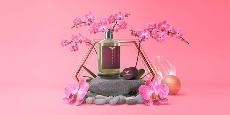 Free Perfume Bottle Mockup PSD Template