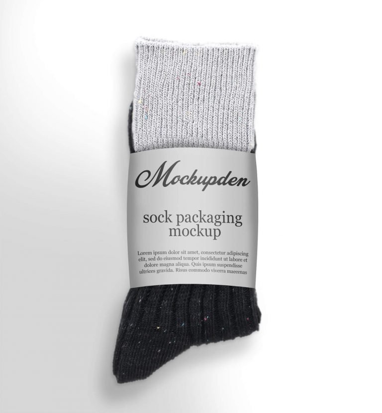 Sock Packaging Mockup