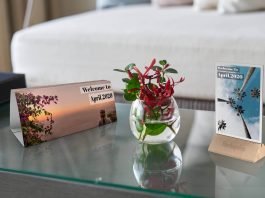 Free Table Tents Mockup PSD Template