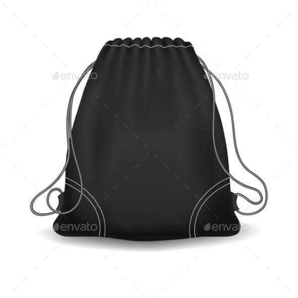 Backpack Mockup with string