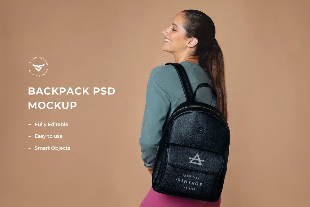 PSD Backpack Mockup