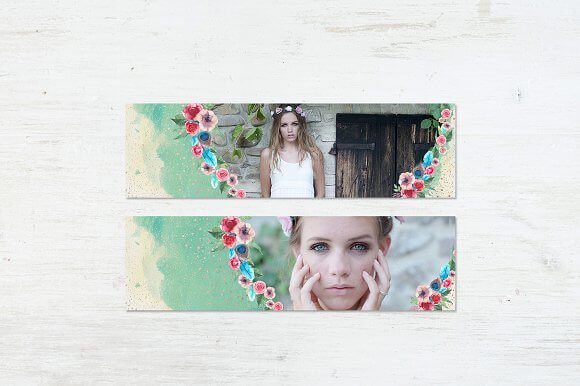 Bookmark with Images PSD