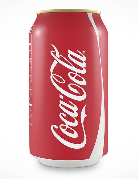 Coca-Cola Can Editable PSD