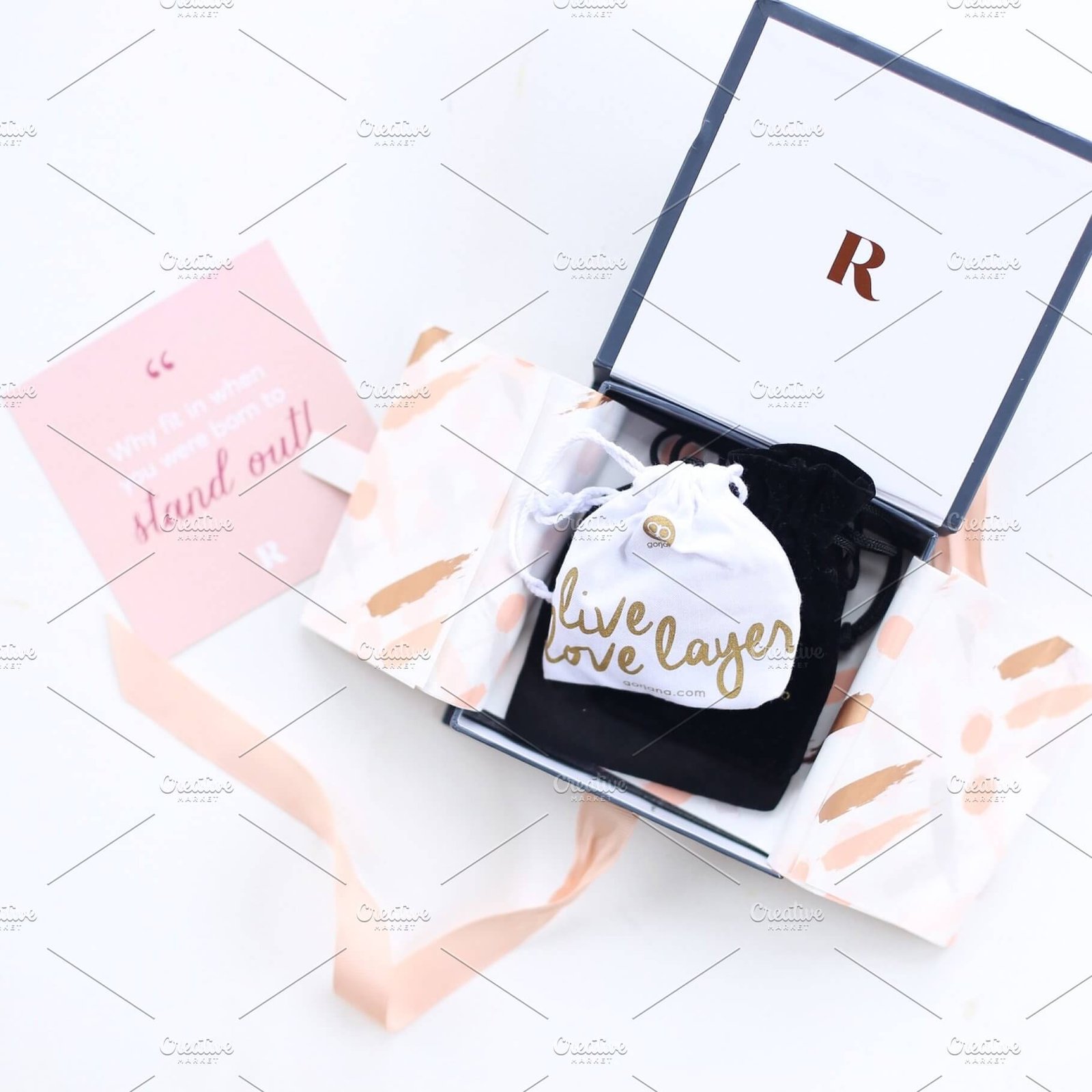 Customizable Jewelry Box Mockup