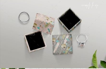 Different Designs Of Jewelry Box PSD Design