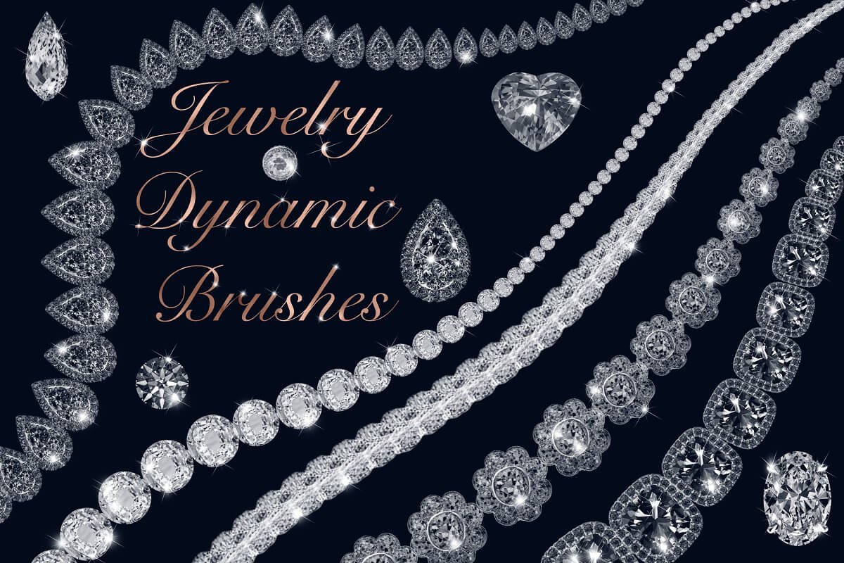 Dynamic Jewelry Design Illustration