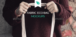 ECO Fabric Tote Bag PSD