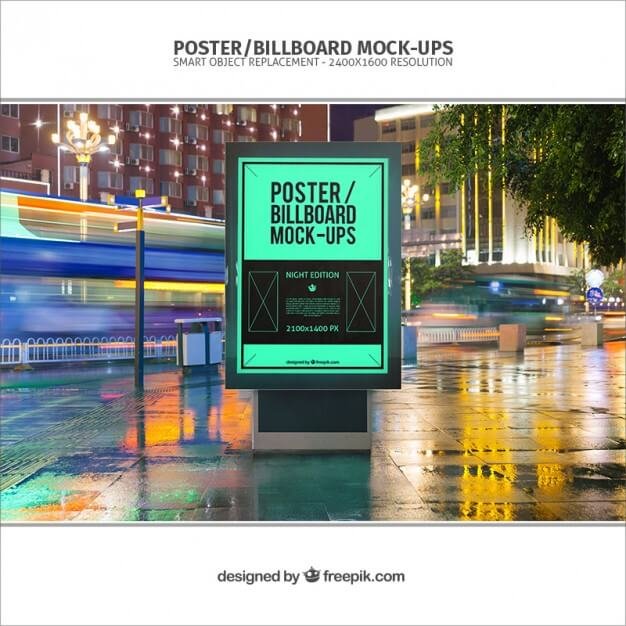 Free Billboard Mockup