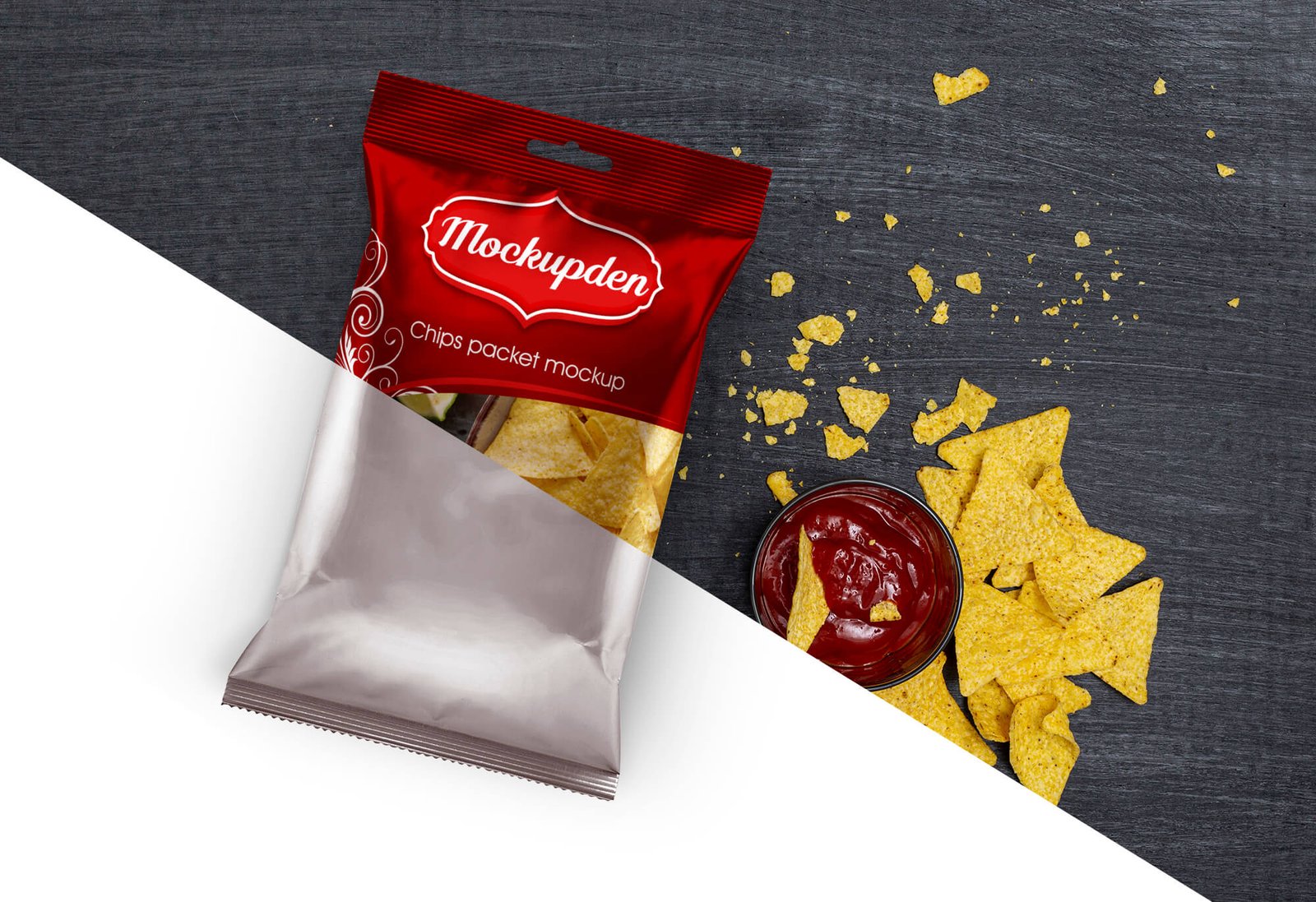 Download Free Chips Packaging Mockup PSD Template | Mockup Den