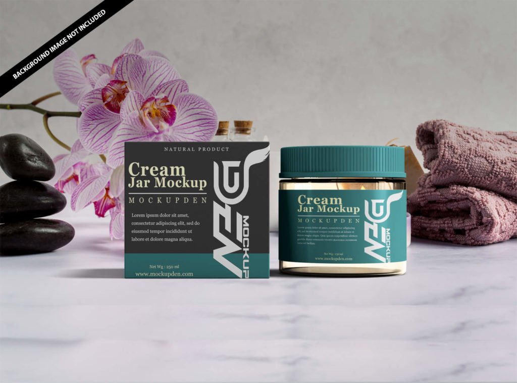 Download Free Cosmetic Jar Packaging Mockup Psd Template