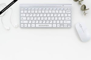 Download Free Keyboard Mockup PSD Template | Mockup Den