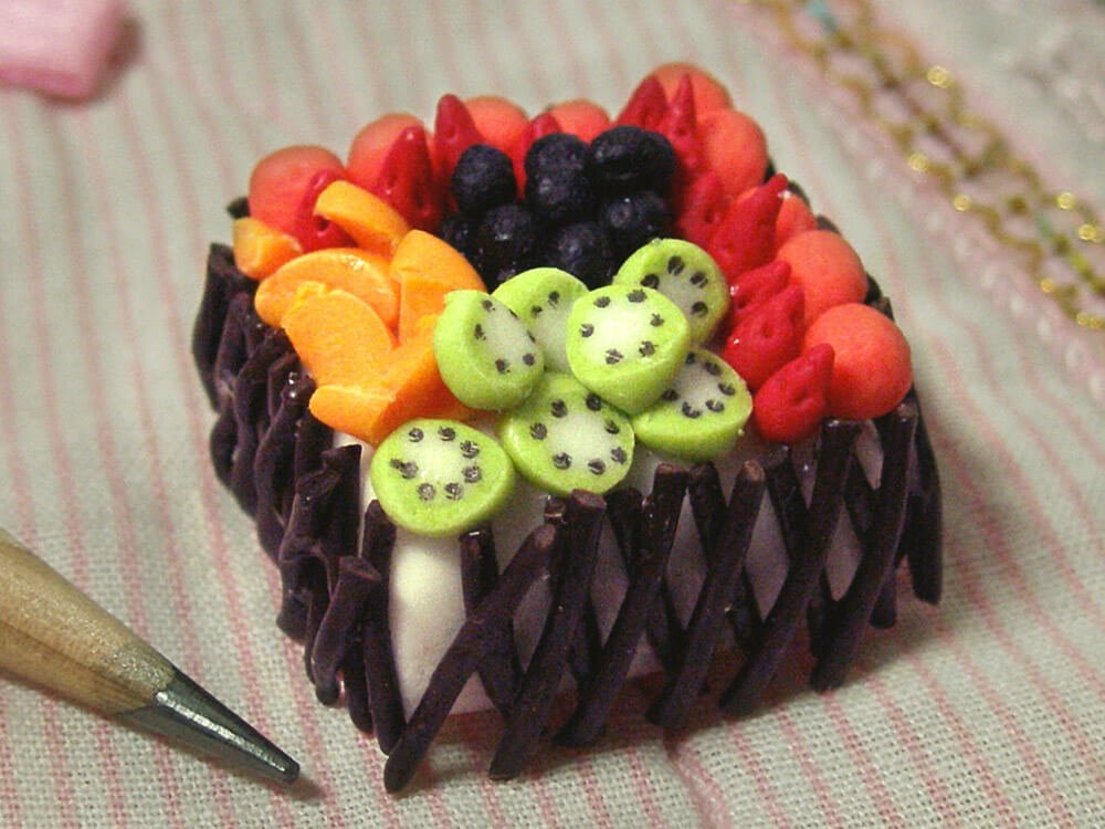 Fruit Representation Cake Mockup