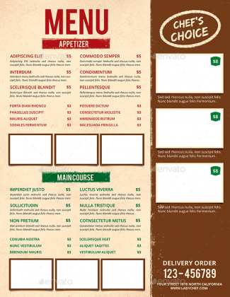 38+ Free Restaurant Menu Mockup PSD Templates For Branding