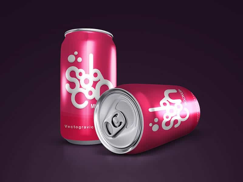Great Looking Soda Can design template