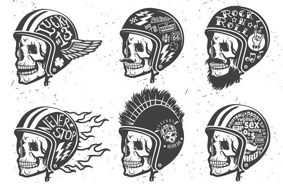 Handmade Helmet Drawing Template