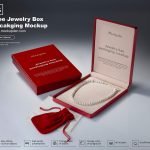 Free Jewelry Box Packaging Mockup PSD Template
