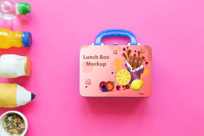 Download Free Lunch Box Mockup PSD Template - Mockup Den