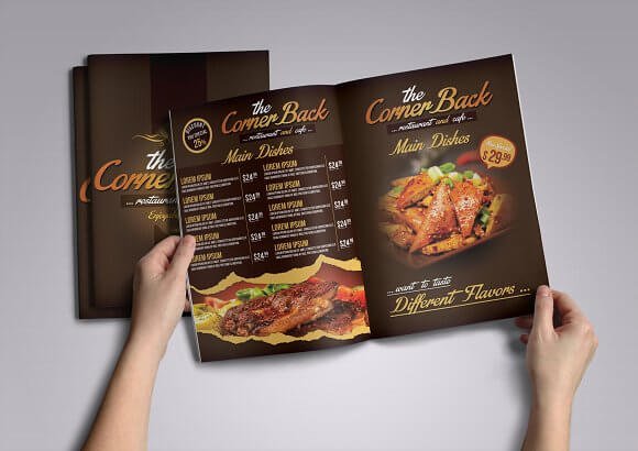 Download 38 Free Restaurant Menu Mockup Psd Templates For Branding