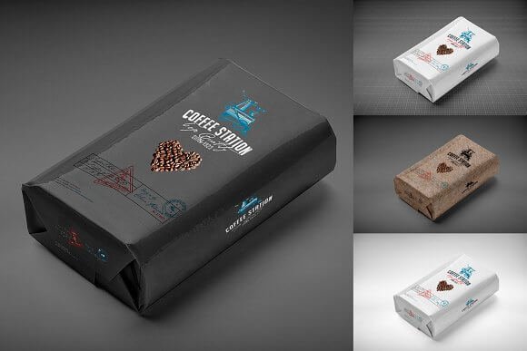 Smart Layered Coffee Packaging Box Mockup