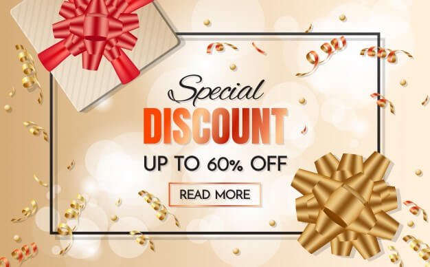 Special Discount Gift Voucher Vector Format