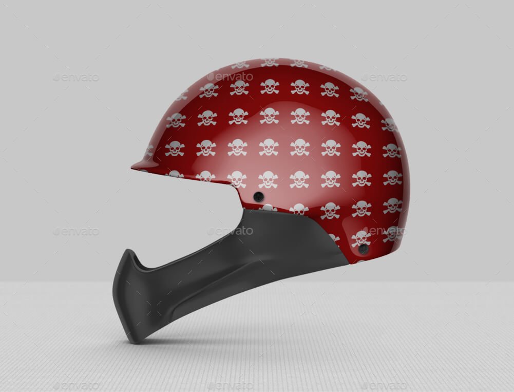 Stylish Helmet Mockup PSD