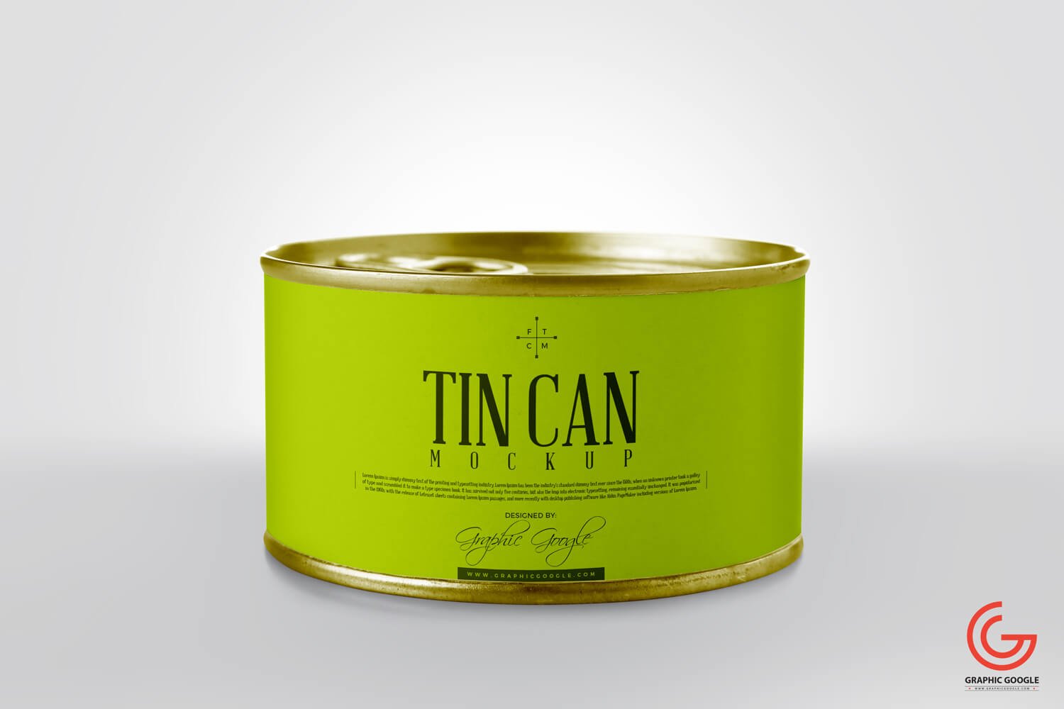 Tin Can simple design template
