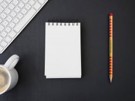 Free Pencil Mockup PSD Template