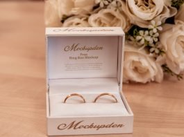 Free Ring Box Mockup PSD Template