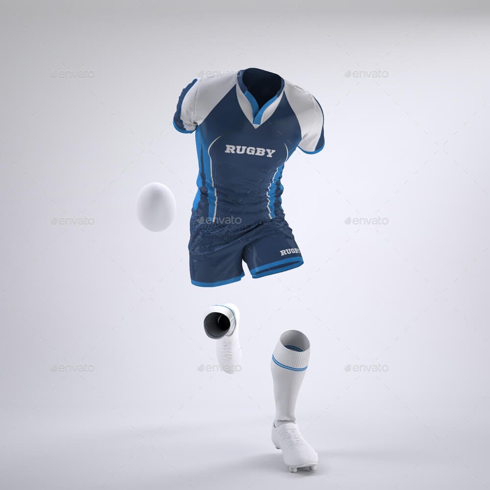 Rugby team kit uniform Design Template