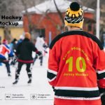 Free Ice Hockey Jersey Mockup PSD Template Free Ice Hockey Jersey Mockup PSD Template
