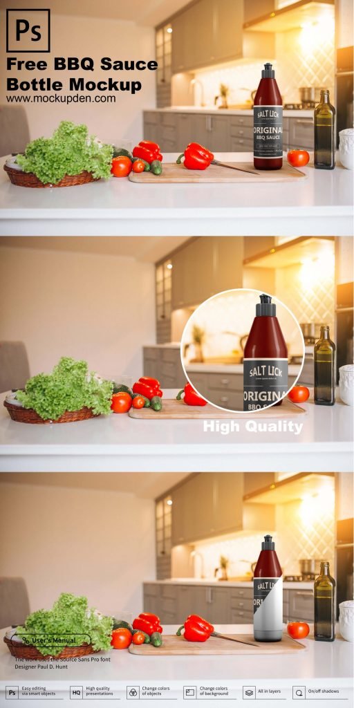 40+Free Sauce Bottle Mockup | RED, Hot, BBQ Chilli Sauce PSD