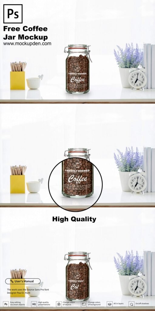 Download Free Coffee Jar Mockup Psd Template Mockup Denfree Coffee Jar Mockup Psd Template Mockup Den PSD Mockup Templates