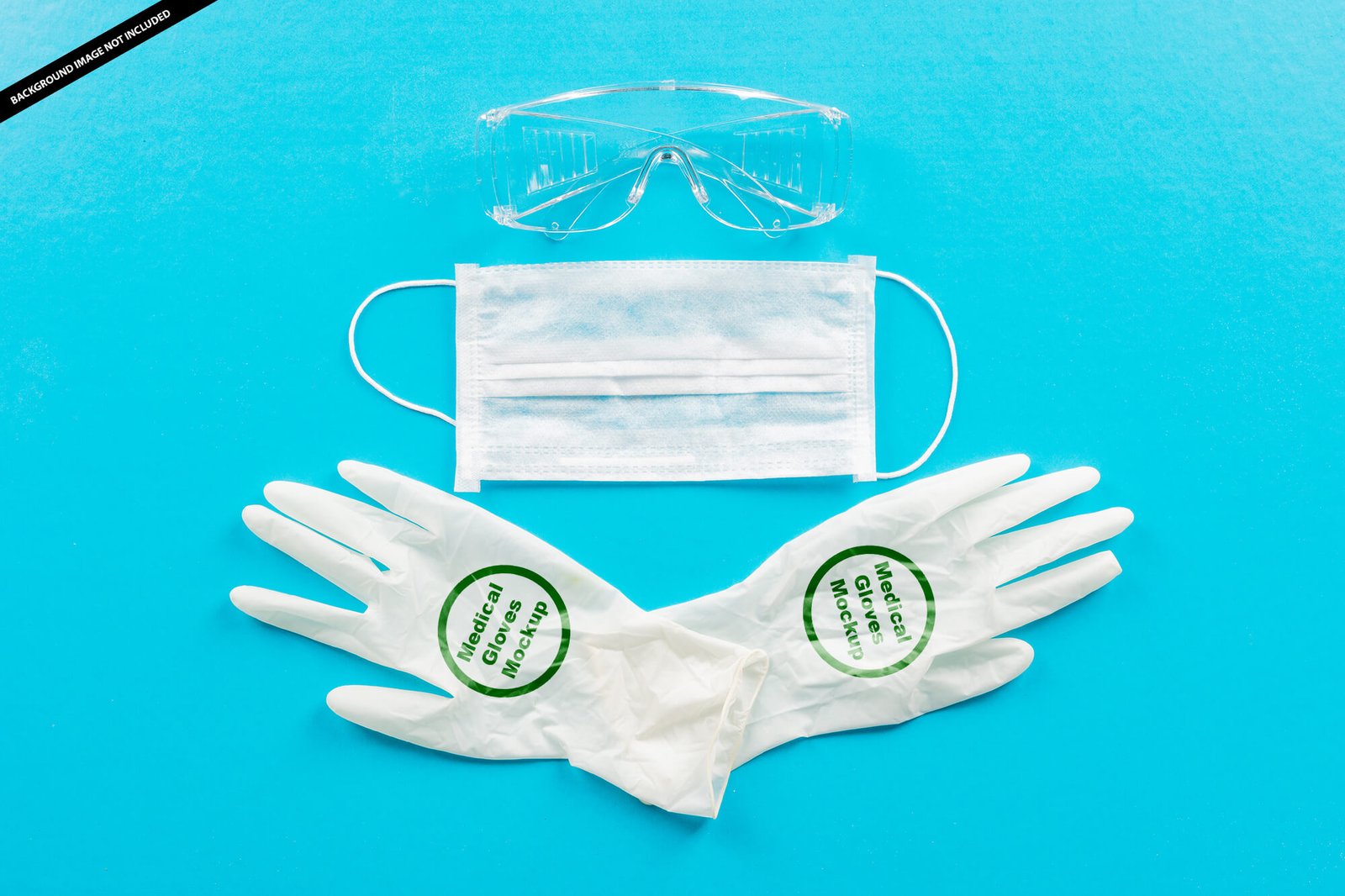 Download Free Medical Gloves Mockup PSD Template | Mockup Den