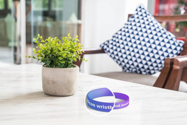 Download Free Silicone Wristband Mockup PSD Template | Mockup Den