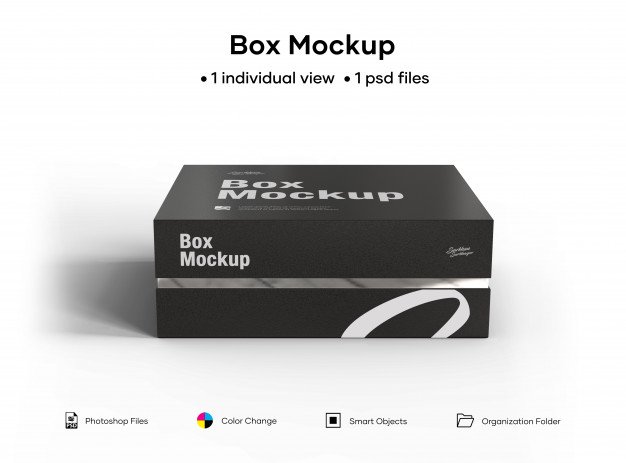 Box mockup Premium Psd
