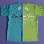 Chromatees tshirt mockup Free Psd